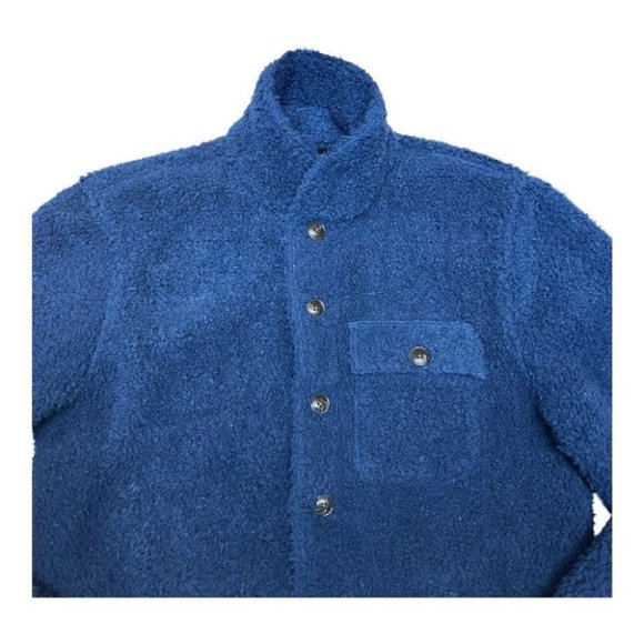 Bonobos Men’s M Slim Fit Teddy Cardigan Sherpa Jacket Shacket Button Grandpa - Picture 11 of 11